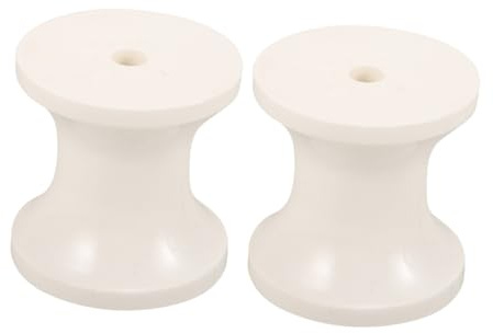 PRETYZOOM 2pcs Plastic Boat Trailer Roller Wheels Sturdy Anchor Rolling Wheel Replacement Parts for Portable Trailer Rolling Support on Boat Keel