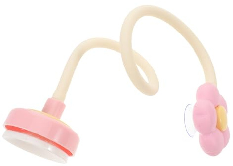 DEARMAMY Türstütze für Waschmaschinen Frontlader Flexibler Türstopper mit Blumenmuster Geruchsverhindernd Kompatibel für Haushaltswaschmaschinen Rosa