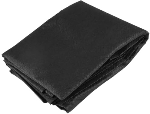 Schwarzer Stoff, 2,9m x 1,6m, Polypropylen Vliesstoff | Futterstoff, Wasserdicht, Staubschutzstoff, Meterware, Für Sofas Stühle Kisseneinsätze Möbel