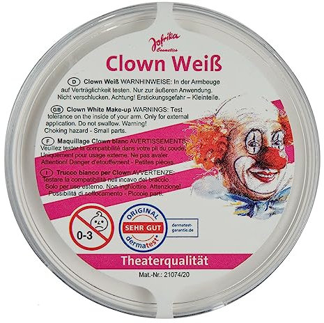 Make-up-Set für Spezialeffekte - Weiß für Clown Clown