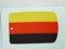 alles-meine.de GmbH Deutschland Flagge Fahne FÜr Dach 9x6 cm FÜr Modellauto 1/24 1/18 Aufkleber