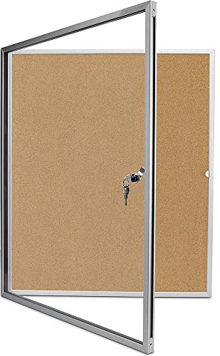 magnetoplan | Schaukasten SP | weiß | Kapazität 12 x DIN A4 | Kork, Kapazität 12 x DIN A4