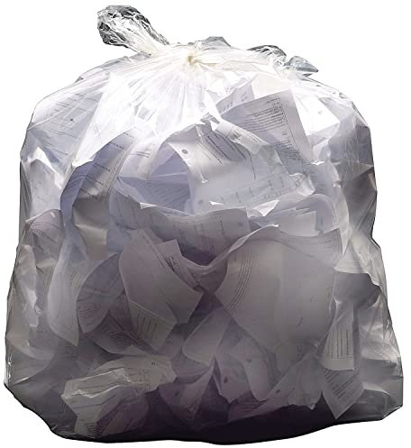 2Work Medium Duty Refuse Sack Clear (Pack of 200) KF73377