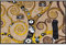 Salonloewe Fußmatte beige Größe 50x75 cm Gustav Klimt Eingangs-Matte Fussabtreter Design Künstler-Matte