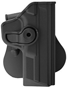 IMI Roto Paddle Hartschalen- Holster für S&W M&P, inkl. Gürteladapter - schwarz (rechts)