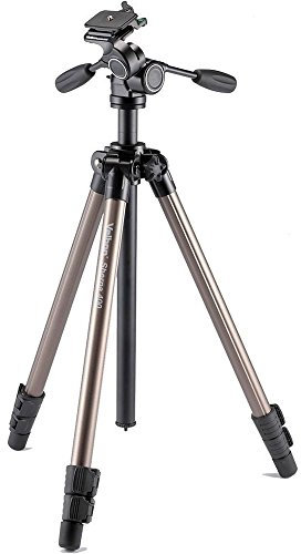 Velbon Sherpa 400 Aluminium Tripod with PHD-65D 3-Way Panhead - Black