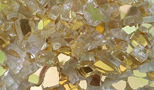 Weiva Feuerglas,Gold reflektierend (für innen und außen zugelassen) (10)