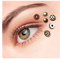 Steampunk Gothic Eye Decals Damen Perfekt für Steampunk Kleidung Zubehör Dress Up Uhr Teile Steampunk Gear 6 Stück