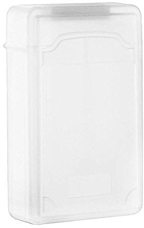 Gemini_mall® Hard Drive Disk Protective Box Dustproof Shockproof Anti-Static Storage Case for 3.5 Inch HDD (White)