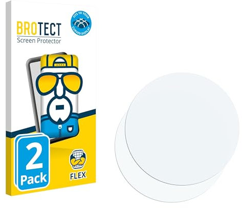 brotect Pellicola Copertura Completa per Fossil Q Marshal / (2.Gen) (2 Pezzi) Full-Cover 3D Curvo