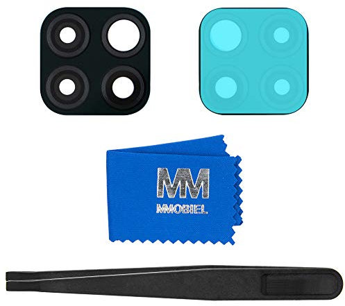 MMOBIEL Back Rück Kamera Glas Linse Ersatz Kompatibel mit Huawei P40 Lite - Hinten Rückseite Camera Scheibe - Inkl. Kleber, Pinzette und Tuch