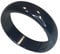 mysale24.de Damen und Herren Ring aus Hämatit Edelstein Steinring schmal rund schlicht dunkelgrau hochwertige Qualität (51 (19.4mm))