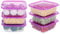 EASYLOCK Stapelbare Frischhaltedosen Mit Deckel Klein, 700ML*6, Meal Prep Boxen, Sandwich Box, Aufschnittboxen für Kühlschrank, Gefrierdosen Klein, Tiefkühldosen, Leichtgewicht Essensbox