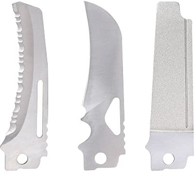Roxon Austauschbare Messerklingen für S802 Phantom, S501U, S502 und S502U Phantasy (BA12gerade+BA13spey Point+BA16gebogen)