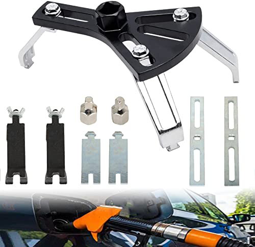munirater Universal Gasoline Pump Tank Cap Removal Wrench Tool Fuel Pump Removal Tool 38mm to 168mm