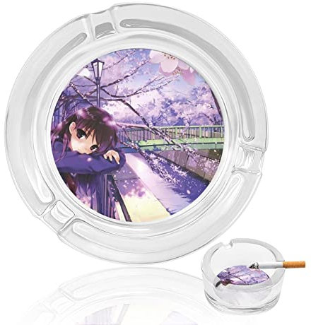 Aschenbecher Für Zigaretten Anime Girl Kristallglas Aschenbecher Rauchen Aschenbecherhalter Für Home Hotel Office Table Top