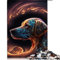 Puzzle 1000 Teile Tier Labrador Puzzles für Erwachsene Papppuzzles Wohnkultur (Größe 26x38cm)