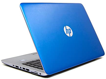HP Laptop 14 pollici, Notebook 14 pollici, EliteBook 840 G3, i5-6200U, 8 GB RAM DDR4, SSD da 256 GB, tastiera QWERTZ illuminata, laptop Windows 10 Pro, 2 anni di garanzia (Renewed) (blu opaco)