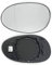 Spiegelglas Ersatz für Smart Fortwo Coupe 450 2004-2007, Umkehrlinse Rückfahrglas Spiegel, Beheizbar Asphärisch mit Trägerplatte Spiegelglas Glas,Left