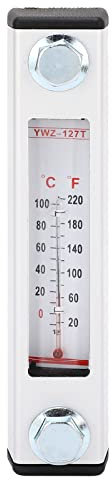 Liquid Level Gauge, Oil Level Meter Water Tank Level Indicator Hydraulic Equipment Gauge Industrial Liquid Level Monitor Self-Sealing Oil Gauge