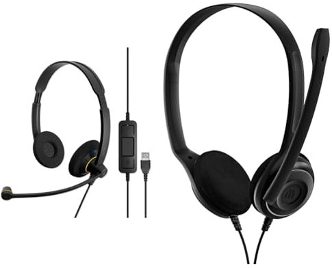 EPOS Sennheiser Impact SC 60 USB ML beidseitiges UC-Headset & PC 8 USB-On-Ear-Stereo Headset PC