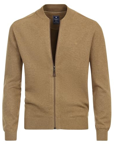 Redmond - Regular Fit - Herren Strickjacke (Art.Nr.: 685), Größe:4XL, Farbe:Beige (304)