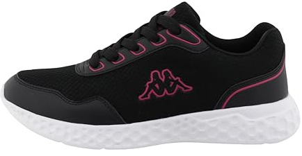 Supremo - Kappa 95k0332002, Scarpe da Ginnastica Donna, Nero Rosa, 38 EU