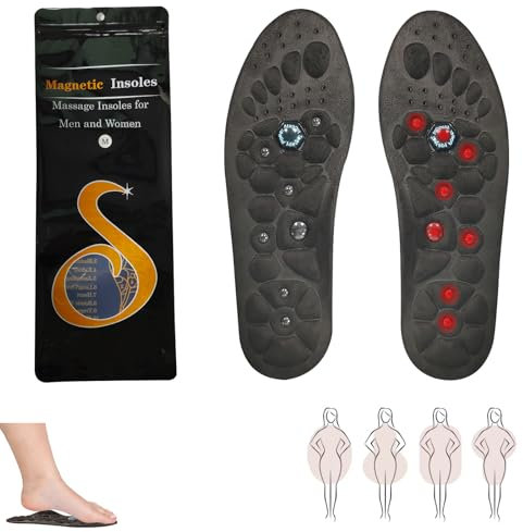 lafo Magnetische Einlegesohlen Original, Erleichterung Für Schmerzende Füße Mit Magnetischen Akupressur Einlegesohlen, Magnetische Massage Einlegesohle (M)