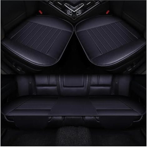 JYCNVKTP Autositzkissen Für Chrysler 300c 200 Für Pacifica Universal-Sitzkissen Rutschfester Innensitzbezug Seat Anti-Fouling Pads(Black 3 PCS)