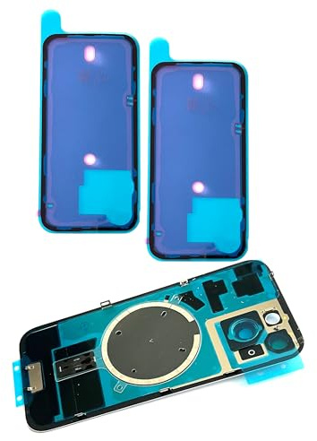 2 Stück Klebepad/Sticker für Rückglas (Backcover) für iPhone 15 Serie. 15, 15 Plus, 15 Pro, 15 Pro Max. Klebestreifen für Gehäuse Reparatur (15 Pro)