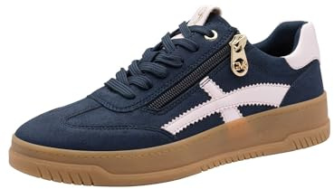 MARCO TOZZI Damen Sneaker weiches Feel Me Wechselfußbett weiches Innenfutter Modern