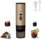 Machine a Cafe Portable 3 en 1, Machine à Café Multi Capsules Avec Écran LED et Type-C, Chauffage Auto en 5-8 Minutes, Pour Camping, Bureau (Couleur Champagne (sans support ni sac en velours))