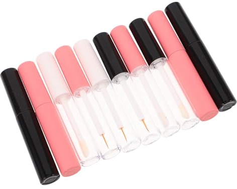 10 Stück Leere Lipgloss Tuben 5ml aus Kunststoff zum Nachfüllen