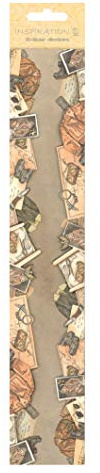 Ursus 56430004 - 3D-Sticker Bordüren, mit sich wiederholenden Elementen, aus hochwertigen Materialien, selbstklebend, zum Verzieren von Grußkarten, Scrapbooking und für andere Bastelarbeiten