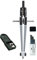 Faber-Castell 174472 – Compasso Grip 2001, Argento con Extra Mine E Temperamatite in Custodia – Metallo Compasso qualità Made in Germany