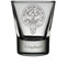 Whiskyglas mit Hamilton Clan Wappen graviert, andere Wappen über Knopf wählbar
