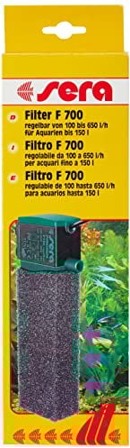 sera 6825 Innenfilter F 700 regelbar (650 l/h mit 5 Watt für Aquarien bis 150 l)