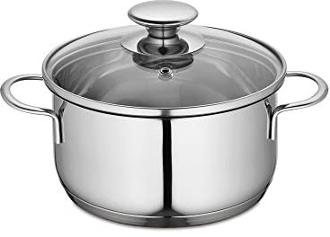 Küchenprofi 2370702816 - Olla recta, color plateado