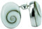 Chic-Net Shivaauge oval gefasst Silberohrstecker Ohrstecker 925er Silber Shiva Auge Eye Damen Schmuck