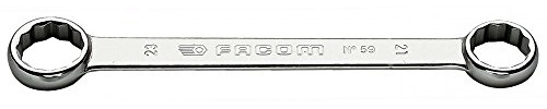 FACOM 59.10X11 Series 59 Metric Straight Offset-Ring Wrench, 10 mm x 11 mm Size