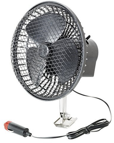 Race Sport - Ventilateur Noir 12V