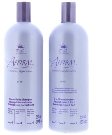 Avlon Affirm 5 In 1 Reconstructor 32oz + Normalizing Shampoo 32oz by Avlon
