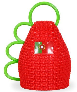 Alsino Lot de 4 Caxirola Portugal Coupe du Monde évenement Sportif fête National accéssoire Supporter avec Son harmonieux, Pas Cher pour La Coupe du Monde de Football Semblable à Une Maracas