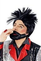 Harald Glamour Luxus Perücke, Kunsthaar, WIG, Medium, Schwarz