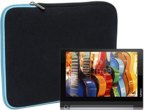 Slabo Funda Universal para Lenovo Yoga Tab 3 (8 Pulgadas) Funda Protectora de Neopreno - Turquesa/Negro
