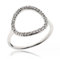 Sovats Damen CZ Offener Kreis Ring, Größe 54