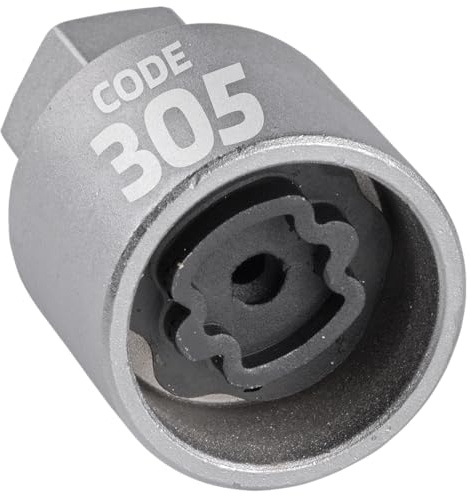 SW-Stahl 02385L-5 Felgenschloss Adapter 305 I geeignet für Mercedes-Benz I Felgenschlösser lösen I Radsicherung Felgenschloss Demontage Werkzeug I Felgenschloss Ausdreher I Felgensicherung Schlüssel