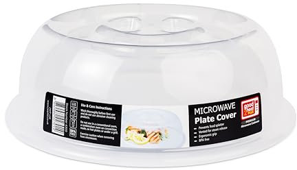 Good 2 Heat Microwave Plate Cover 28.5cm - BPA Free & Dishwasher Safe Microwave Cover For Food 28.5 x 28.5 x 9cm
