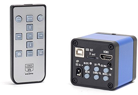 HAYEAR 16MP Full HD 1080P 60FPS HDMI USB HD Output Industry C-Mount Microscope Video Camera + Remote Control