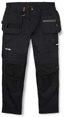 Scruffs T54495 Trade Flex Trousers, Black, 38S